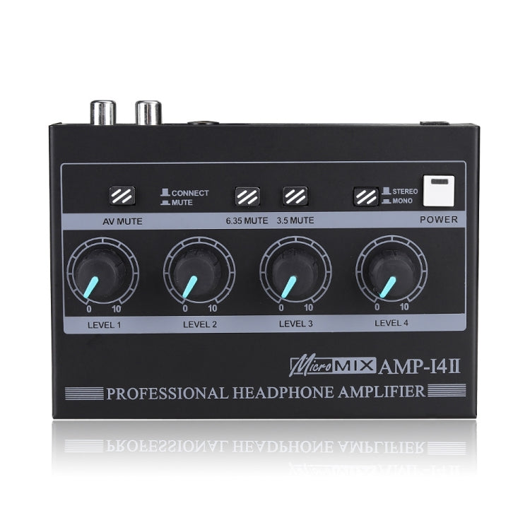 Mini HIFI 8-channel Monitoring Portable Headphone Amplifier Distributor(US Plug) -  by PMC TechLife | Online Shopping South Africa | PMC TechLife | Buy Now Pay Later Mobicred