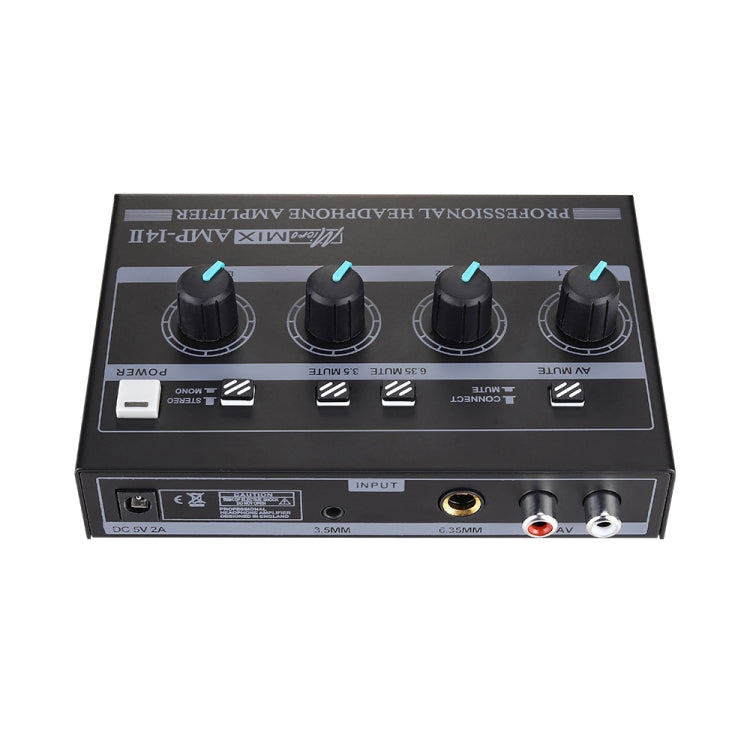 Mini HIFI 8-channel Monitoring Portable Headphone Amplifier Distributor(US Plug) -  by PMC TechLife | Online Shopping South Africa | PMC TechLife | Buy Now Pay Later Mobicred