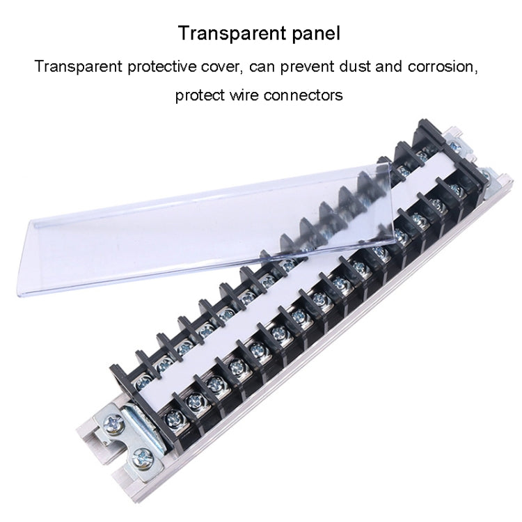 CHINT TD-1515 Terminal Block Rail Type Wiring Block Paralleling Wires Wire Connector - Booster Cable & Clip by CHNT | Online Shopping South Africa | PMC TechLife | Buy Now Pay Later Mobicred