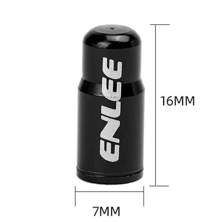 ENLEE E-FZ1004 2pcs /Set Bicycle French Valve Caps Aluminum Alloy Dust Cap For Tire Valve Caps(Blue) - Tire Valve Caps by ENLEE | Online Shopping South Africa | PMC TechLife