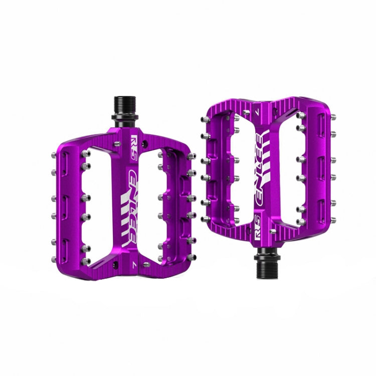 ENLEE R5 1pair Mountain Bike Pedals Bicycle Cycling Wider Non-Slip Footrest Bearing(Purple) - free shipping - PMc TechLife - Order now!