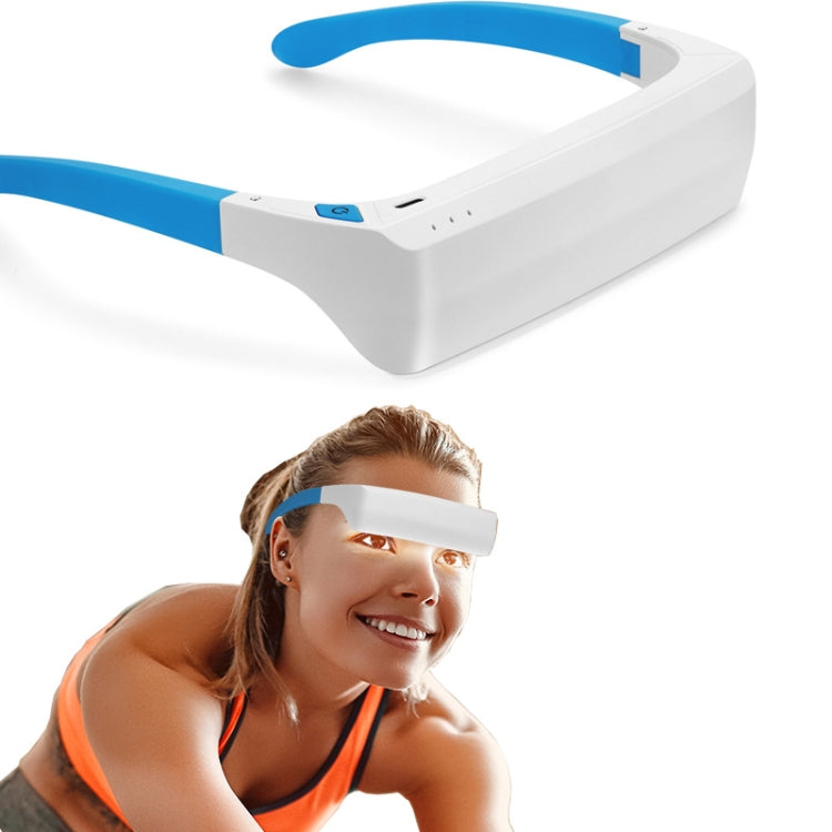 SAD Light Therapy Glasses Wearable UV-Free Blue & White LED Light Therapy Lamp English Version - free shipping - PMC TechLife - Order now!