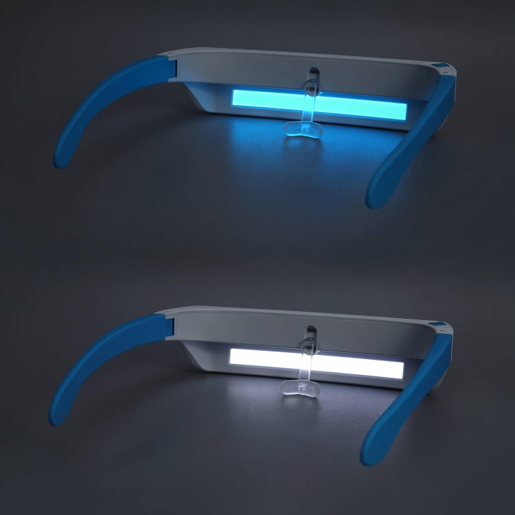 SAD Light Therapy Glasses Wearable UV-Free Blue & White LED Light Therapy Lamp English Version - free shipping - PMC TechLife - Order now!