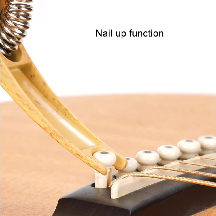 Galux GC501A Acoustic Guitar Pitch Clip Folk Ukulele Metal Clip With Storage Bag, Color: Black - Guitar Tuner by Galux | Online Shopping South Africa | PMC TechLife