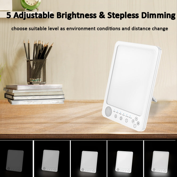 Simulated Sunlight Lamp White Noises Machine SAD Therapy Light With Timer(3 Color Temperature) - free shipping - PMC TechLife - Order now!