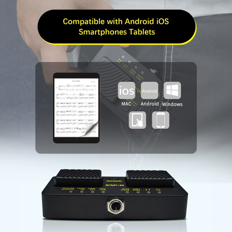 M-VAVE CUBE TURNER PRO Electric Guitar Effect Loop Bluetooth Spectrometer Controller - Guitar Tuner Accessories by M-VAVE | Online Shopping South Africa | PMC Jewellery | Buy Now Pay Later Mobicred