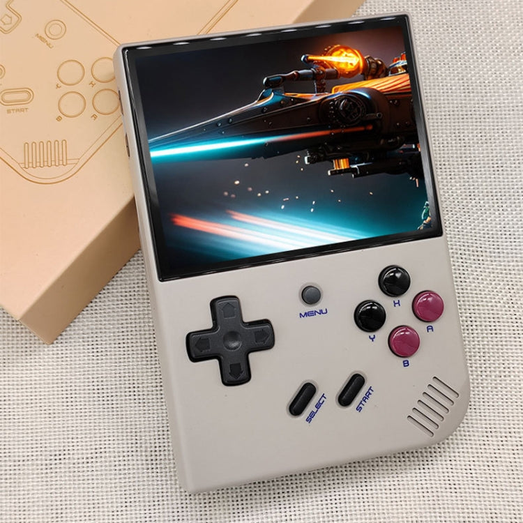 ANBERNIC RG35XX PLUS  Handheld Game Console 3.5-Inch IPS Screen Support HDMI TV 64GB+128GB(Retro Gray) - free shipping - PMC Jewellery - Order now!