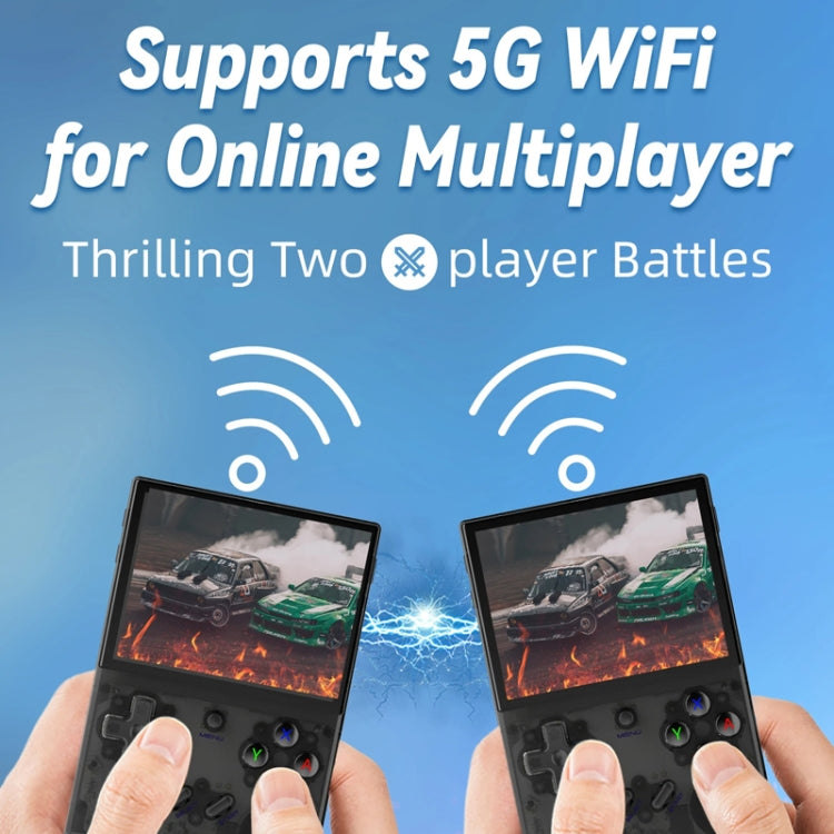 ANBERNIC RG35XX PLUS  Handheld Game Console 3.5-Inch IPS Screen Support HDMI TV 64GB(White) - free shipping - PMC Jewellery - Order now!