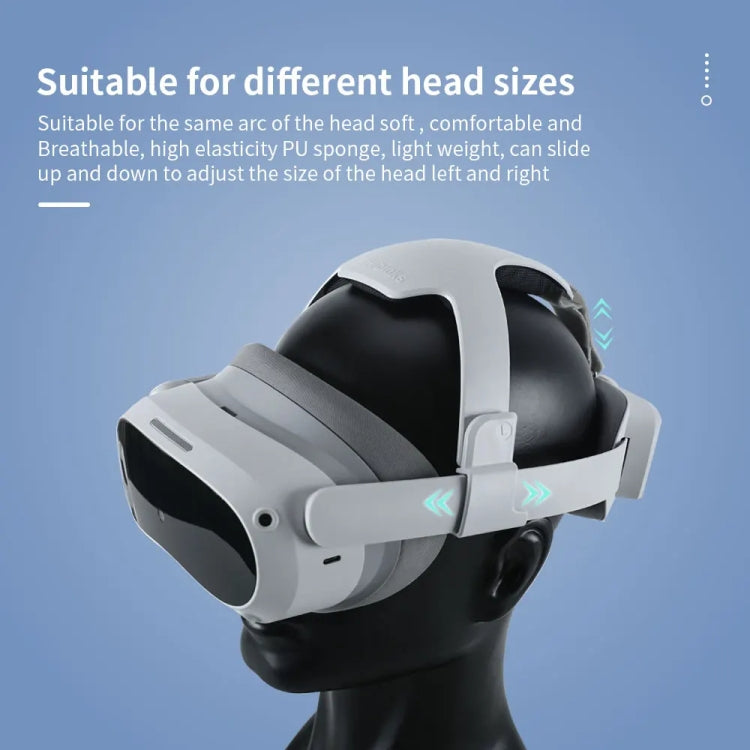 For PICO 4 Hibloks Pressure-free Headband High Elastic PU Headstrap VR Accessories - VR Accessories by hibloks | Online Shopping South Africa | PMC TechLife | Buy Now Pay Later Mobicred