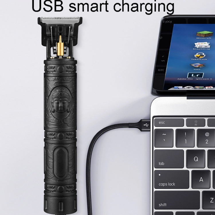 Household Haircutting Tools Electrical Haircut Pusher, Style: Buddhas Head(Black) - free shipping - PMC TechLife - Order now!