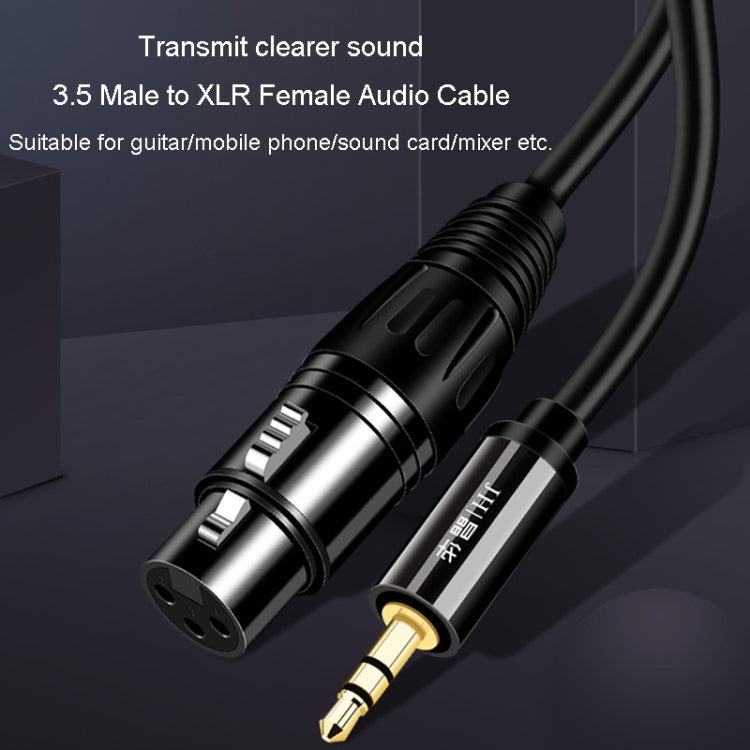 JINGHUA 3.5mm Male To XLR Female Microphone Cable Computer Mixer Audio Cable, Length: 10m - Microphone Audio Cable & Connector by JINGHUA | Online Shopping South Africa | PMC TechLife | Buy Now Pay Later Mobicred