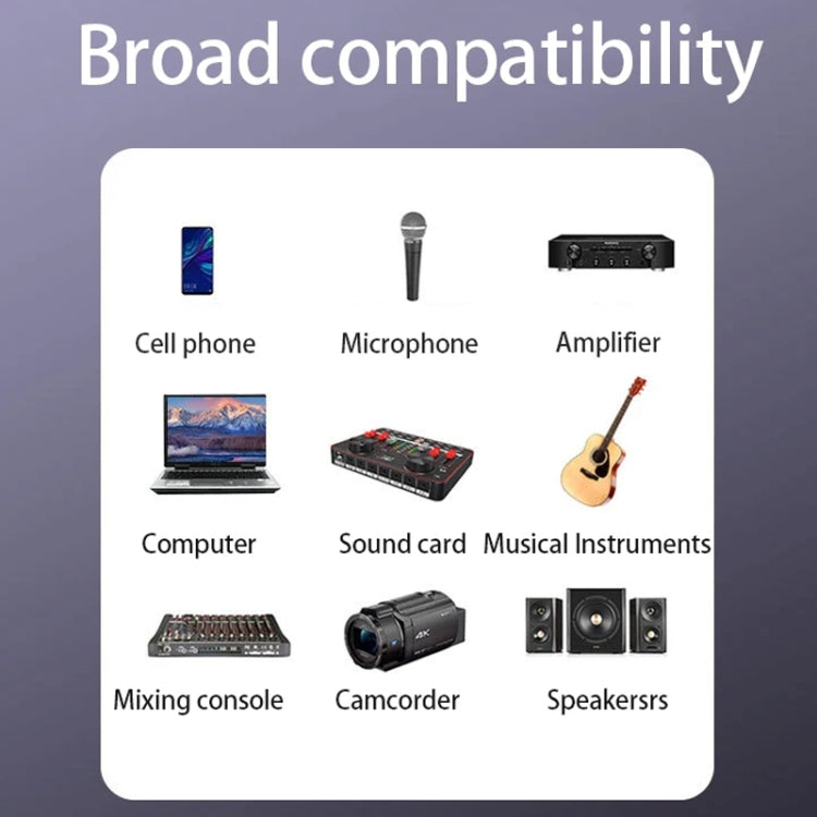 JINGHUA 3.5mm Male To XLR Female Microphone Cable Computer Mixer Audio Cable, Length: 10m - Microphone Audio Cable & Connector by JINGHUA | Online Shopping South Africa | PMC TechLife | Buy Now Pay Later Mobicred