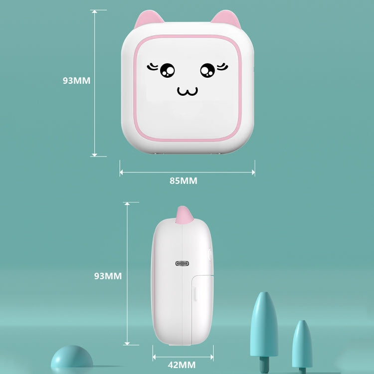 M5 Mini Cartoon Portable Bluetooth Printer Photo Thermal Printer(Pink) - Photo Printers by Huawei | Online Shopping South Africa | PMC TechLife | Buy Now Pay Later Mobicred