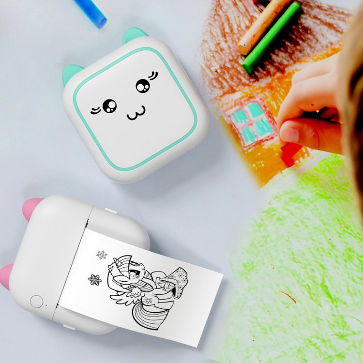 M5 Mini Cartoon Portable Bluetooth Printer Photo Thermal Printer(Pink) - Photo Printers by Huawei | Online Shopping South Africa | PMC TechLife | Buy Now Pay Later Mobicred