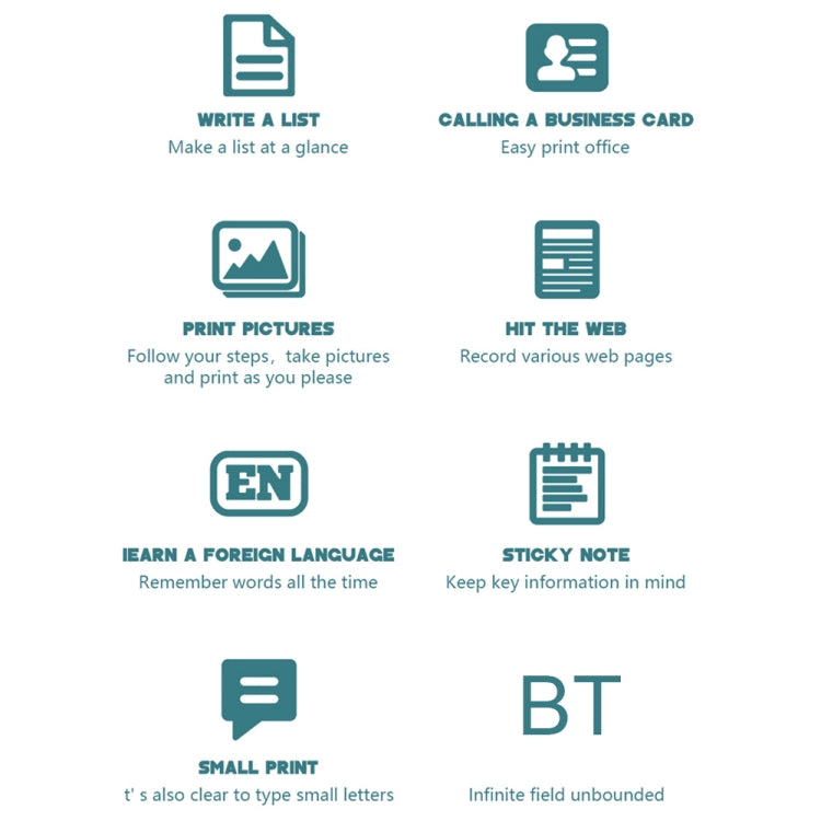 C26 Mini Portable Bluetooth Photo Label Thermal Printer, Spec: Blue+5 Stickers - free shipping - PMC TechLife - Order now!