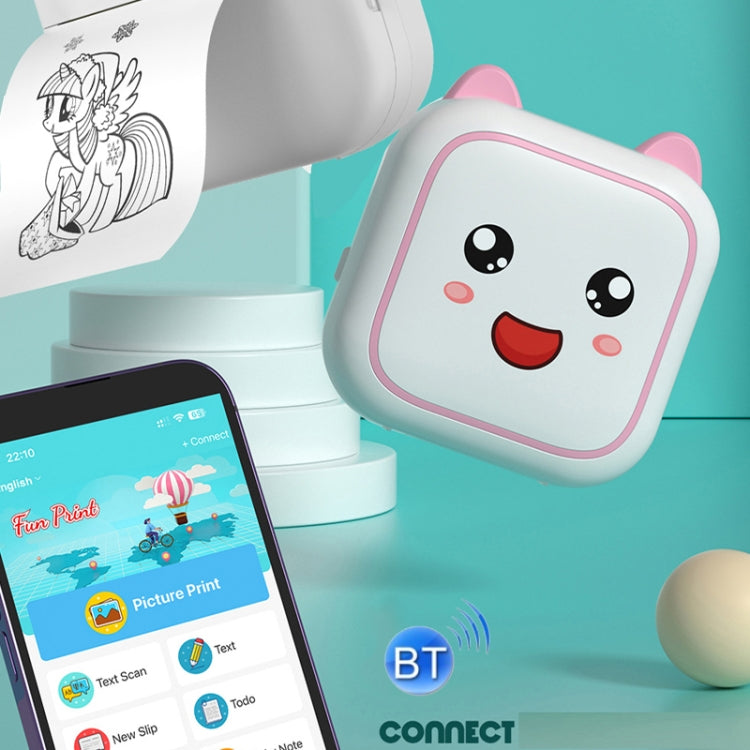 C26 Mini Portable Bluetooth Photo Label Thermal Printer, Spec: Blue+1 Paper - Photo Printers by Huawei | Online Shopping South Africa | PMC TechLife | Buy Now Pay Later Mobicred