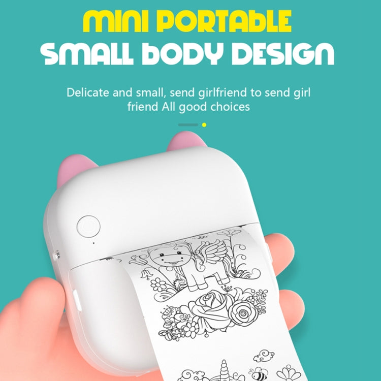 C26 Mini Portable Bluetooth Photo Label Thermal Printer, Spec: Blue+5 Stickers - free shipping - PMC TechLife - Order now!