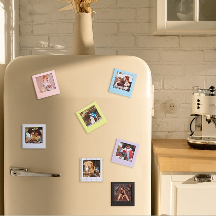 For Polaroid Square Photo Frame Magnetic Building Blocks Assembled Refrigerator Magnet(Random Color Delivery) - Photo Albums & Photo Frames by PMC TechLife | Online Shopping South Africa | PMC TechLife