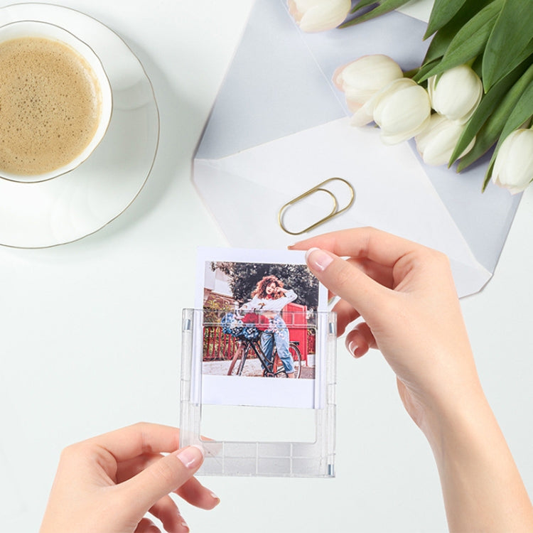 For Polaroid Square Photo Frame Magnetic Building Blocks Assembled Refrigerator Magnet(Random Color Delivery) - Photo Albums & Photo Frames by PMC TechLife | Online Shopping South Africa | PMC TechLife