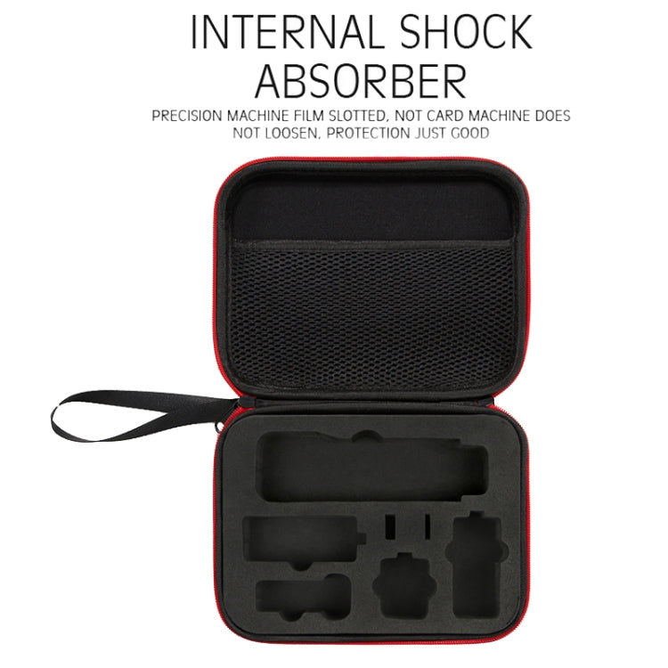For DJI Osmo Pocket 3 Storage Bag Pocket Camera Handbag(Black Shell Black Inner) - Case & Bags by PMC TechLife | Online Shopping South Africa | PMC TechLife | Buy Now Pay Later Mobicred