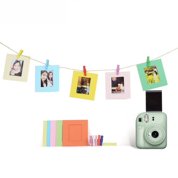 For Polaroid Mini12 7 in 1 Photo Album Sticker Photo Frame Camera Bag, Color: Purple - Leather Bag by PMC TechLife | Online Shopping South Africa | PMC TechLife | Buy Now Pay Later Mobicred