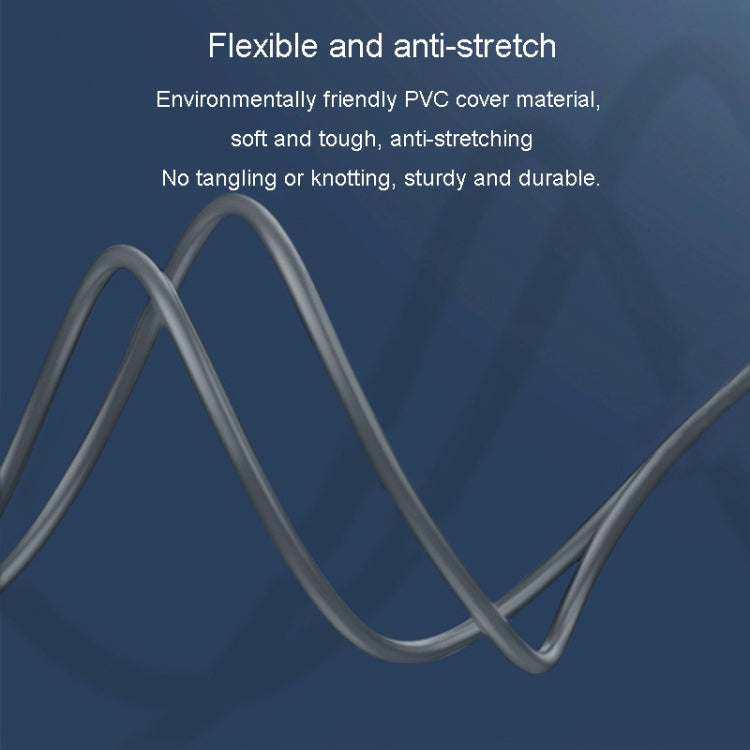 JINGHUA 3.5mm To 2RCA Audio Cable Game Console Outdoor Audio Connection Cable, Size: 20m(Grey) - free shipping - PMC Jewellery - Order now!