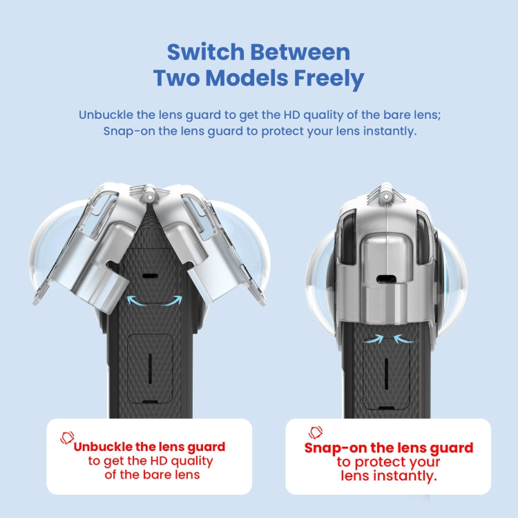 For Insta360 X3 AMagisn Protective Camera Accessories Lens Guard+Case - Case & Bags by aMagisn | Online Shopping South Africa | PMC TechLife | Buy Now Pay Later Mobicred