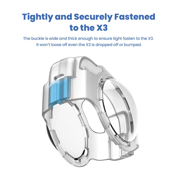 For Insta360 X3 AMagisn Protective Camera Accessories Lens Guard+Case - Case & Bags by aMagisn | Online Shopping South Africa | PMC TechLife | Buy Now Pay Later Mobicred