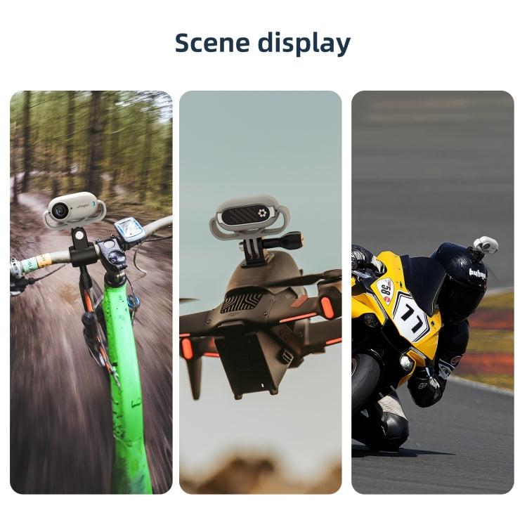 For Insta360 GO 3 AMagisn Silicone Case Camera Protective Accessories, Style: Vertical Black - Case & Bags by aMagisn | Online Shopping South Africa | PMC TechLife | Buy Now Pay Later Mobicred