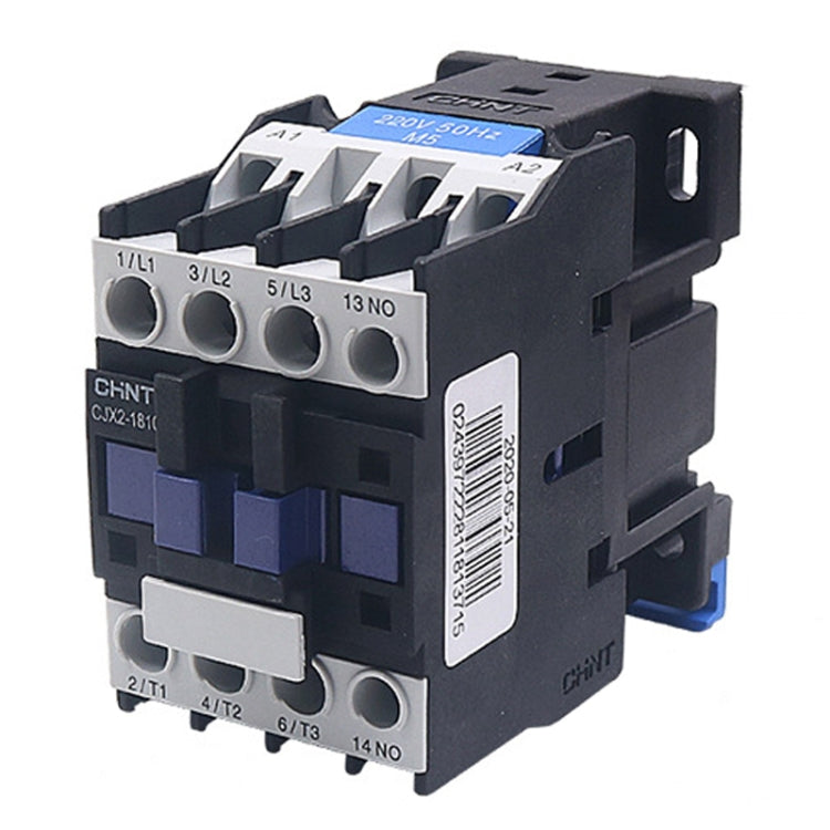CHNT CJX2-1801 18A 220V Silver Alloy Contacts Multi-Purpose Single-Phase AC Contactor - Relays by CHNT | Online Shopping South Africa | PMC TechLife | Buy Now Pay Later Mobicred
