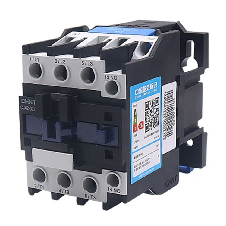 CHNT CJX2-3210 32A 220V Silver Alloy Contacts Multi-Purpose Single-Phase AC Contactor - Relays by CHNT | Online Shopping South Africa | PMC TechLife | Buy Now Pay Later Mobicred
