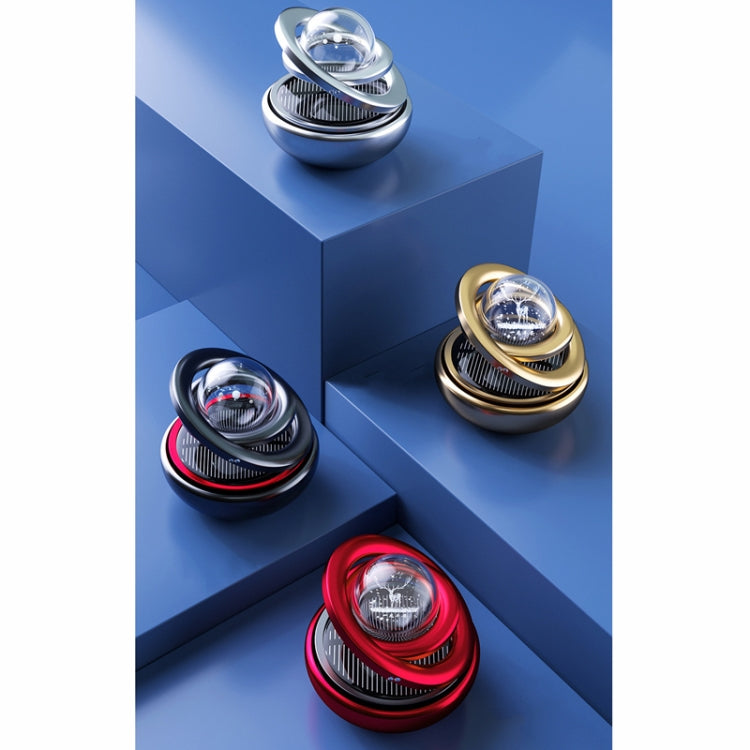Interstellar Vast Solar Rotating Car Aromatherapy Ornaments, Color: Black - Air Freshener by PMC TechLife | Online Shopping South Africa | PMC TechLife | Buy Now Pay Later Mobicred