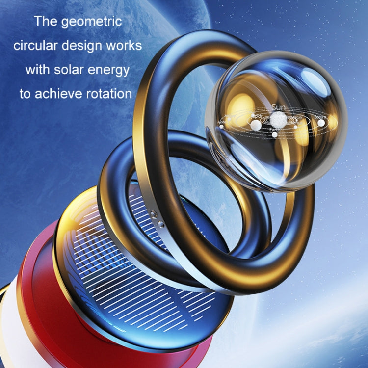 Interstellar Vast Solar Rotating Car Aromatherapy Ornaments, Color: Silver - Air Freshener by PMC TechLife | Online Shopping South Africa | PMC TechLife | Buy Now Pay Later Mobicred