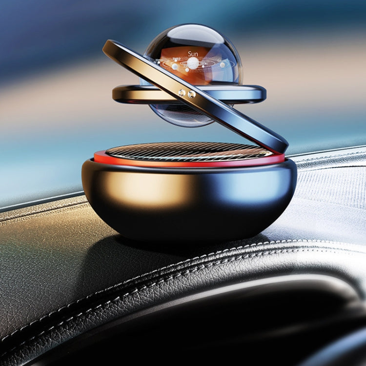 Interstellar Vast Solar Rotating Car Aromatherapy Ornaments, Color: Gold - Air Freshener by PMC TechLife | Online Shopping South Africa | PMC TechLife | Buy Now Pay Later Mobicred