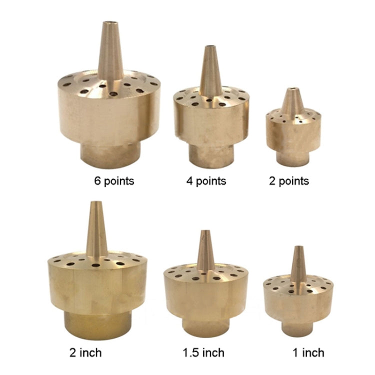 All Brass Flower Column Nozzle Inner Wire Garden Water Features Landscape Fountain Nozzle, Specification: DN40 1.5 inch - Watering & Irrigation by PMc TechLife | Online Shopping South Africa | PMc TechLife | Buy Now Pay Later Mobicred