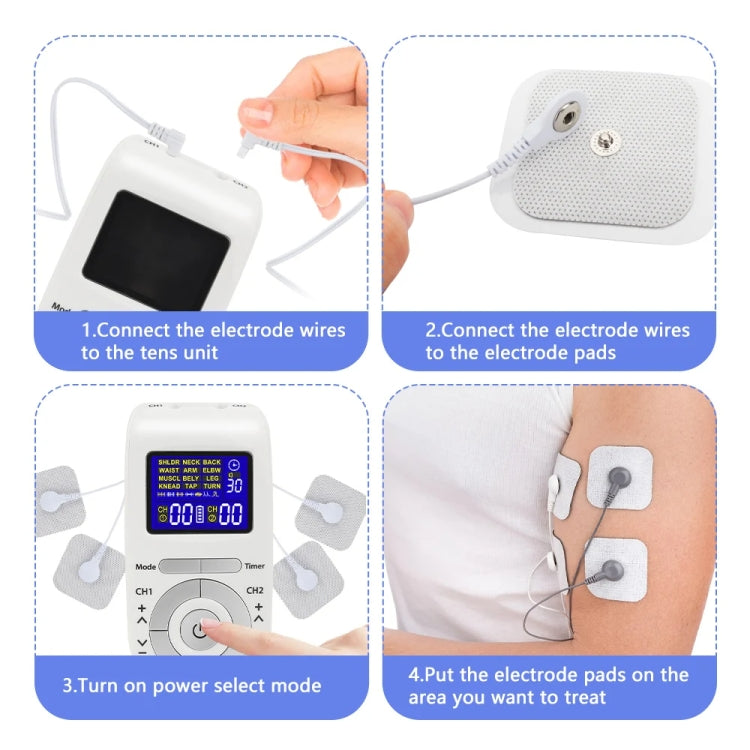 12 Modes TENS Machine Low Frequency Pulse Physiotherapy Device for Pain Relief  HH-8812 - Massage & Relaxation by PMC TechLife | Online Shopping South Africa | PMC TechLife