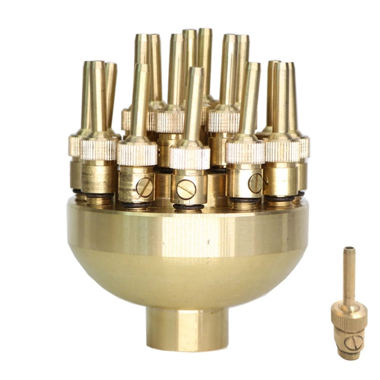 DN50 2 inch Copper Adjustable 3-Layer Flower Nozzle Waterscape Layer Flower Fountain Sprinklers - Watering & Irrigation by PMc TechLife | Online Shopping South Africa | PMc TechLife | Buy Now Pay Later Mobicred