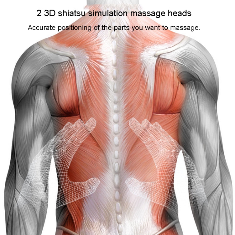 Waist And Back Massager Lumbar Vertebra Car Neck Massage Pillow, Specification: Charging Model Gray - free shipping - PMC TechLife - Order now!