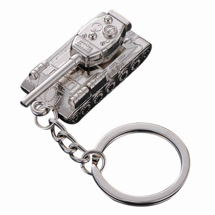 Men Car Pendant Personalized Tank World Model Keychain(Tank Silver) - Key Rings by PMC TechLife | Online Shopping South Africa | PMC TechLife | Buy Now Pay Later Mobicred