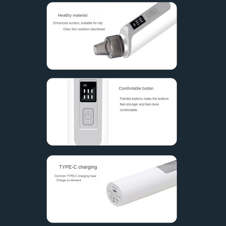 ZLY-018 Household Electric Blackhead Suction Device Pore Cleaning and Beauty Equipment(Standard) - free shipping - PMC TechLife - Order now!