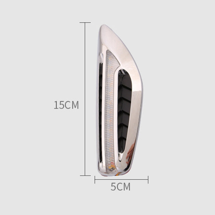 2pcs Car Fender Blade Dynamic Side Marker Lights 12V LED High Bright Daytime Running Lights(Red) - Running Lights by PMC TechLife | Online Shopping South Africa | PMC TechLife | Buy Now Pay Later Mobicred
