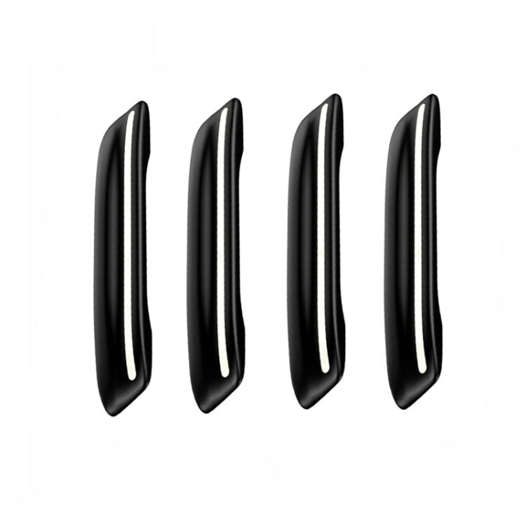 4pcs/set Car Rearview Mirror Body ABS Anti-collision Strip(Mysterious Black) - Anti Collision Sticker by PMC TechLife | Online Shopping South Africa | PMC TechLife | Buy Now Pay Later Mobicred