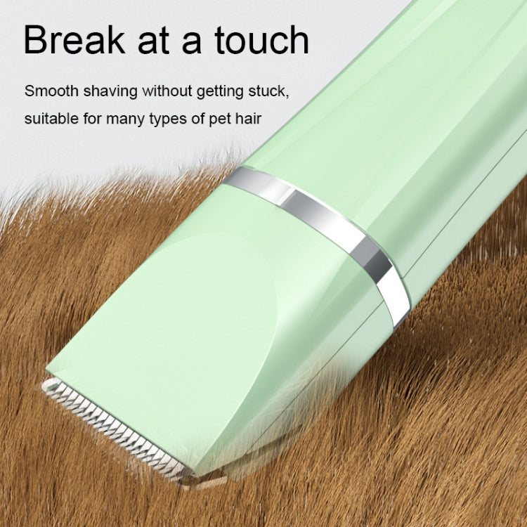 Multifunctional Pet Electric Shaver Cat And Dog Hair Clipper, Color: 2-in-1 Green - Electric Clipper by PMC TechLife | Online Shopping South Africa | PMC TechLife | Buy Now Pay Later Mobicred