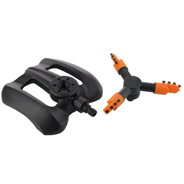 Three-prong Sprinkler Garden Lawn Rotating Sprinkler(Orange) - Watering & Irrigation by PMC TechLife | Online Shopping South Africa | PMC TechLife | Buy Now Pay Later Mobicred