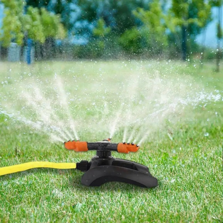 Three-prong Sprinkler Garden Lawn Rotating Sprinkler(Orange) - Watering & Irrigation by PMC TechLife | Online Shopping South Africa | PMC TechLife | Buy Now Pay Later Mobicred