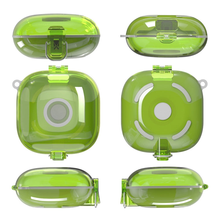 For Beats Fit Pro Transparent PC Hard Shell Earphone Protective Case with Lanyard(Transparent Yellow) - Other Case by PMC Jewellery | Online Shopping South Africa | PMC Jewellery | Buy Now Pay Later Mobicred