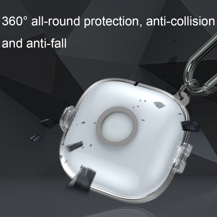 For Beats Fit Pro Transparent PC Hard Shell Earphone Protective Case with Lanyard(Transparent Yellow) - Other Case by PMC Jewellery | Online Shopping South Africa | PMC Jewellery | Buy Now Pay Later Mobicred