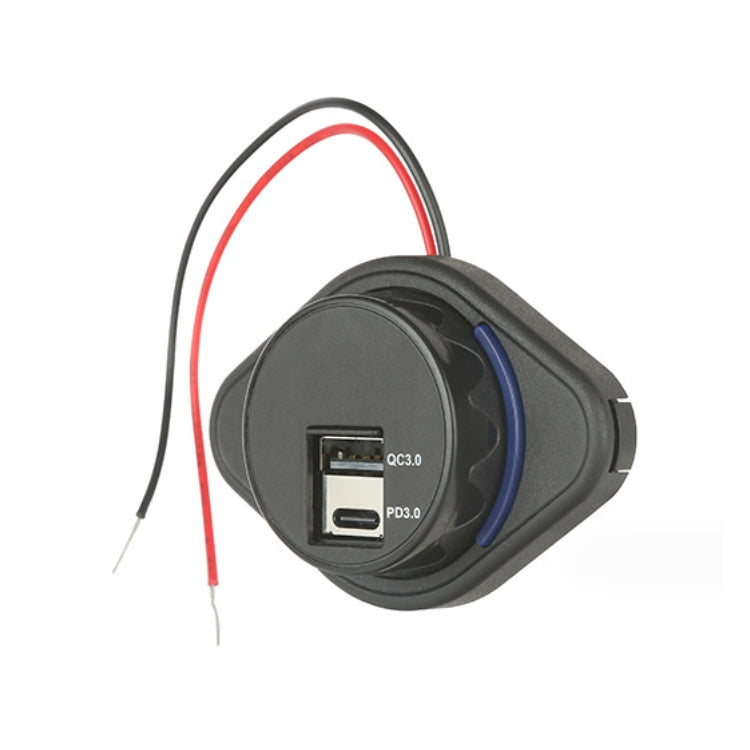 2 in 1 Car Modification Fast Charging USB-C Car Charger(UCC-320 QC3.0+PD) - DIY Modified Charger by PMC TechLife | Online Shopping South Africa | PMC TechLife | Buy Now Pay Later Mobicred