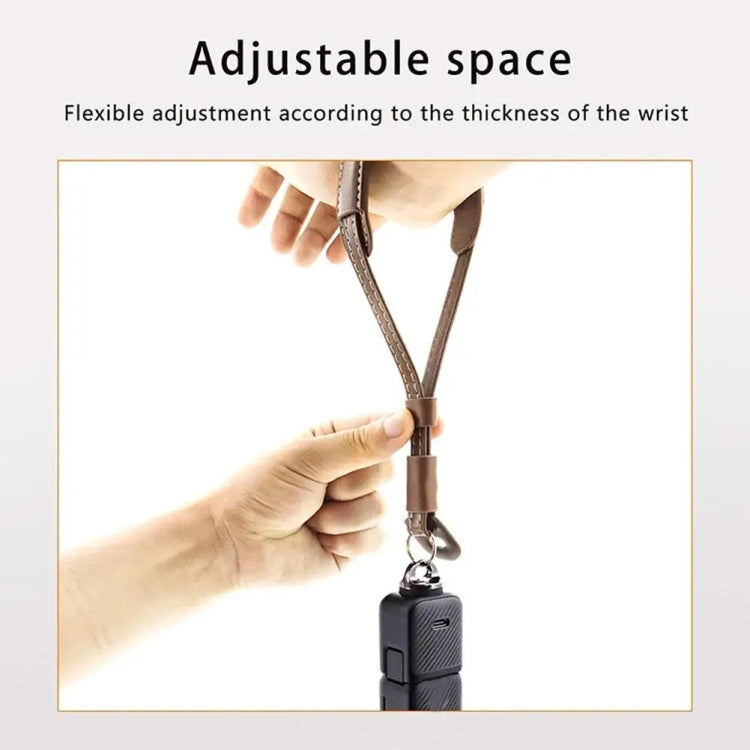 Camera Gimbal Hand Strap Handheld Stabilizer Accessories Wrist Strap For DJI OSMO Pocket 3 / OM 3 / OM 4 / OM 5 / OM 6(Coffee Color) - Other by PMC TechLife | Online Shopping South Africa | PMC TechLife | Buy Now Pay Later Mobicred