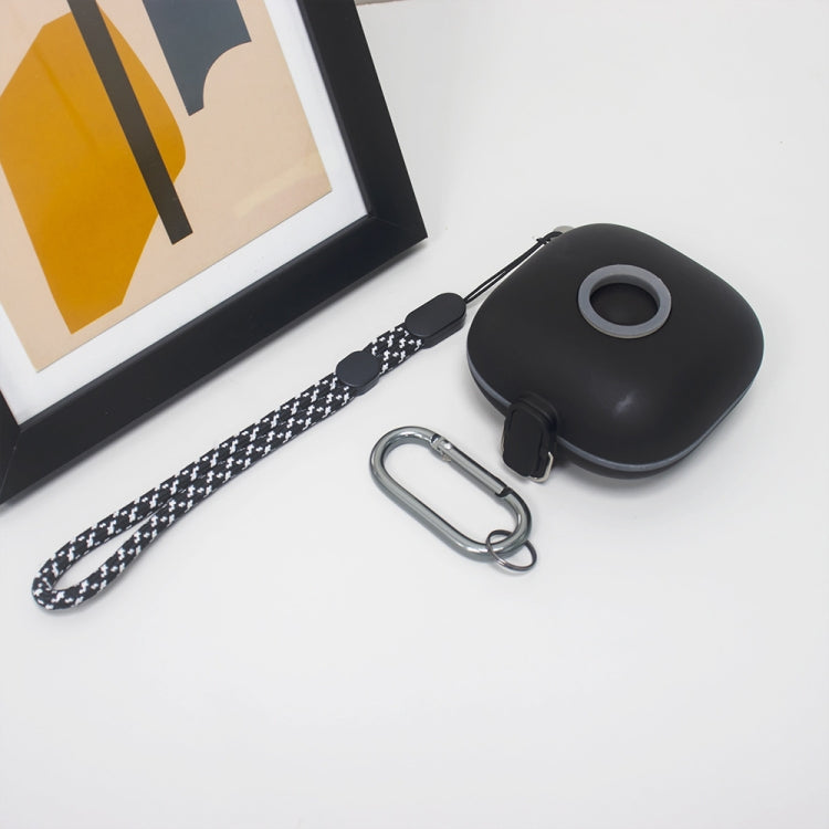 For Beats Fit Pro Switch Type Anti-fall Earphone Protective Case with Buckle Lanyard(Black) - Other Case by PMC Jewellery | Online Shopping South Africa | PMC Jewellery | Buy Now Pay Later Mobicred